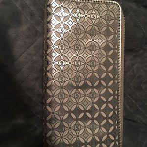 Michael Kors silver wallet